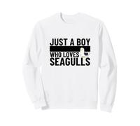 Just A Boy Who Loves Seagulls Funny Seagull Sweatshirt