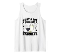 Just A Boy Who Loves Seagulls Funny Seagull Tank Top