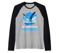 Just a Boy who Loves Seagulls. Seagulls Seagull Raglan Baseball Tee