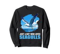 Just a Boy who loves Seagulls. Seagulls Seagull Sweatshirt