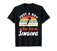 Just A Boy Who Loves Singing Kids Singing Boys T-Shirt