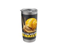 Just a Boy who Loves Snails. Snails Snail Stainless Steel Insulated Tumbler