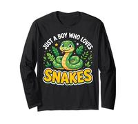 Just A Boy Who Loves Snakes Long Sleeve T-Shirt