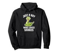 Just A Boy Who Loves Snakes Pullover Hoodie