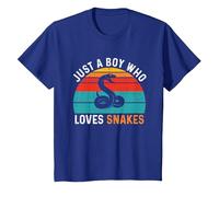 Just a Boy Who Loves Snakes T-Shirt, Youth, Royal Blue, 3T