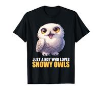 Just a Boy who loves Snowy Owls. Snowy Owls Snowy Owl T-Shirt