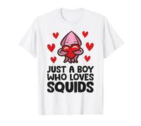 Just A Boy Who Loves Squids T-Shirt