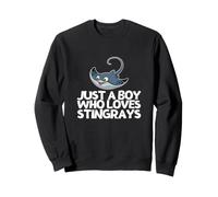 Just A Boy Who Loves Stingrays Funny Stingray Sweatshirt