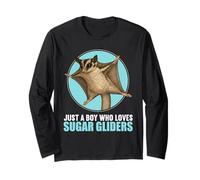 Just a Boy who Loves Sugar Gliders Sugar Glider Long Sleeve T-Shirt