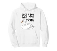 Just A Boy Who Loves Swans Pullover Hoodie