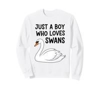 Just A Boy Who Loves Swans Sweatshirt