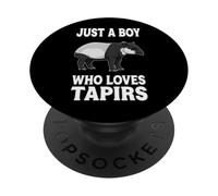 Just a Boy Who Loves Tapirs PopSockets Adhesive PopGrip