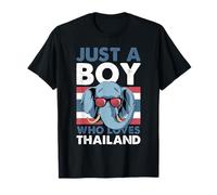Just A Boy Who Loves Thailand Elephant T-Shirt