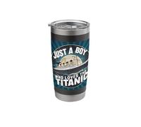 Just a Boy Who Loves The Titanic Stainless Steel Insulated Tumbler