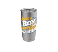 Just A Boy Who Loves Tin Whistle Stainless Steel Insulated Tumbler
