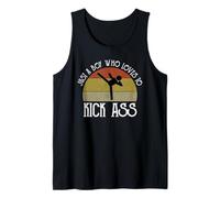 Just A Boy Who Loves to Kick Ass Tank Top