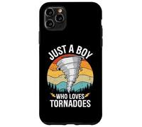 Just A Boy Who Loves Tornadoes Boys Kids Hurricane Storm Case for iPhone 11 Pro Max