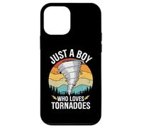 Just A Boy Who Loves Tornadoes Boys Kids Hurricane Storm Case for iPhone 12 mini