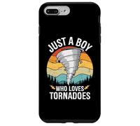 Just A Boy Who Loves Tornadoes Boys Kids Hurricane Storm Case for iPhone 7 Plus/8 Plus