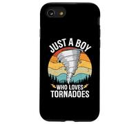 Just A Boy Who Loves Tornadoes Boys Kids Hurricane Storm Case for iPhone SE (2020) / 7 / 8