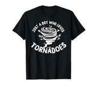 Just A Boy Who Loves Tornadoes Meteorology Storm Chaser T-Shirt