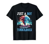 Just A Boy Who Loves Tornados Meteorology Storm Chaser T-Shirt