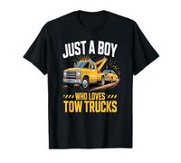 Just A Boy Who Loves Tow Trucks Funny Tow Truck Tee for Boys T-Shirt