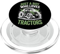 Just A Boy Who Loves Tractors Country PopSockets PopGrip for MagSafe
