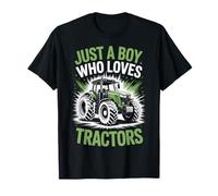 Just A Boy Who Loves Tractors Country T-Shirt