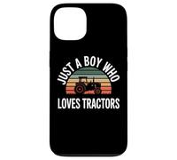 Just A Boy Who Loves Tractors Farmer Kid Tractor Life Case for iPhone 13
