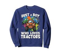 Just a Boy Who Loves Tractors Sweatshirt