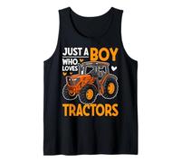 Just A Boy Who Loves Tractors Tank Top