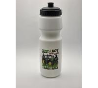Just a boy who loves tractors. Water bottle. School drinking bottle.