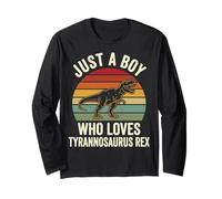 Just A Boy Who Loves Tyrannosaurus Rex Long Sleeve T-Shirt