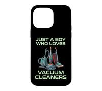 Just a Boy Who Loves Vacuum Cleaners Household Cleaning Case for iPhone 14 Pro Max