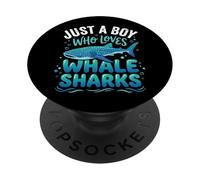 Just A Boy Who Loves Whale Sharks PopSockets Adhesive PopGrip