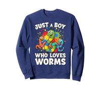 Just A Boy Who Loves Worms Sweatshirt