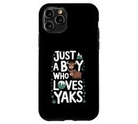 Just A Boy who loves YAKS T-Shirt Funny YAK Case for iPhone 11 Pro