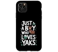 Just A Boy who loves YAKS T-Shirt Funny YAK Case for iPhone 11 Pro Max