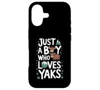 Just A Boy who loves YAKS T-Shirt Funny YAK Case for iPhone 17