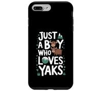 Just A Boy who loves YAKS T-Shirt Funny YAK Case for iPhone 7 Plus/8 Plus