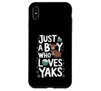 Just A Boy who loves YAKS T-Shirt Funny YAK Case for iPhone XS Max