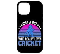 Just A Boy Who Really Loves Cricket Case for iPhone 12 mini