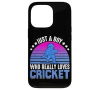 Just A Boy Who Really Loves Cricket Case for iPhone 13 Pro