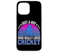 Just A Boy Who Really Loves Cricket Case for iPhone 13 Pro Max