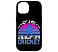 Just A Boy Who Really Loves Cricket Case for iPhone 14