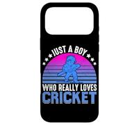 Just A Boy Who Really Loves Cricket Case for iPhone 17 Pro Max