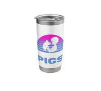 Just A Boy Who Really Loves Pigs Stainless Steel Insulated Tumbler