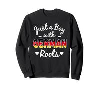 Just A Boy With German Roots Germany Pride Boys Sweatshirt