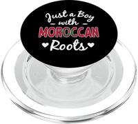 Just A Boy With Moroccan Roots Pride Morocco Man PopSockets PopGrip for MagSafe